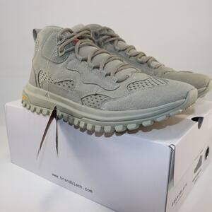 Brandblack Size 10.5 Suede Hiker Sneakers NIB Vibram Sole Trail Shoes